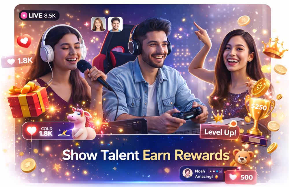 Show talent, earn rewards